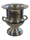 Vintage Brass Silver Plated Champagne Bucket