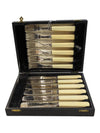 Fish Forks & Knives Silverplated & Celluloid