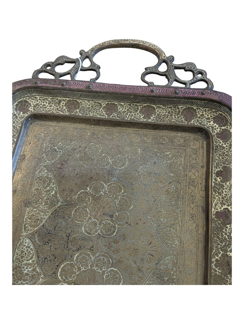 Eastern Brass Mid-20th Century Tray