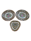 Chinese Famille Rose Butterfly Plates