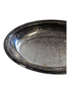 Vintage Silver Serving Oval Bowl