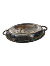 Vintage Silver Serving Oval Bowl