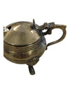 Antique Silver Plate Brass Spice Jar