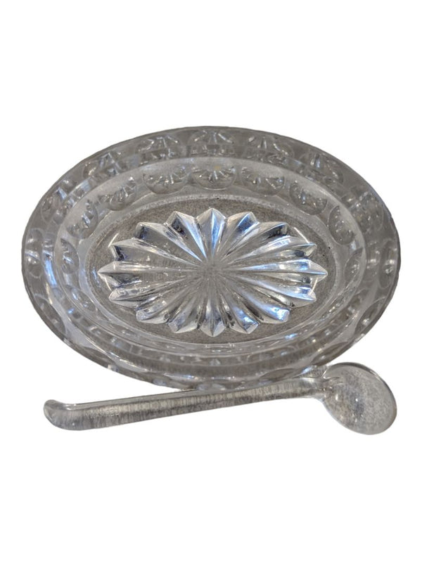 Vintage Art Deco Crystal Dish