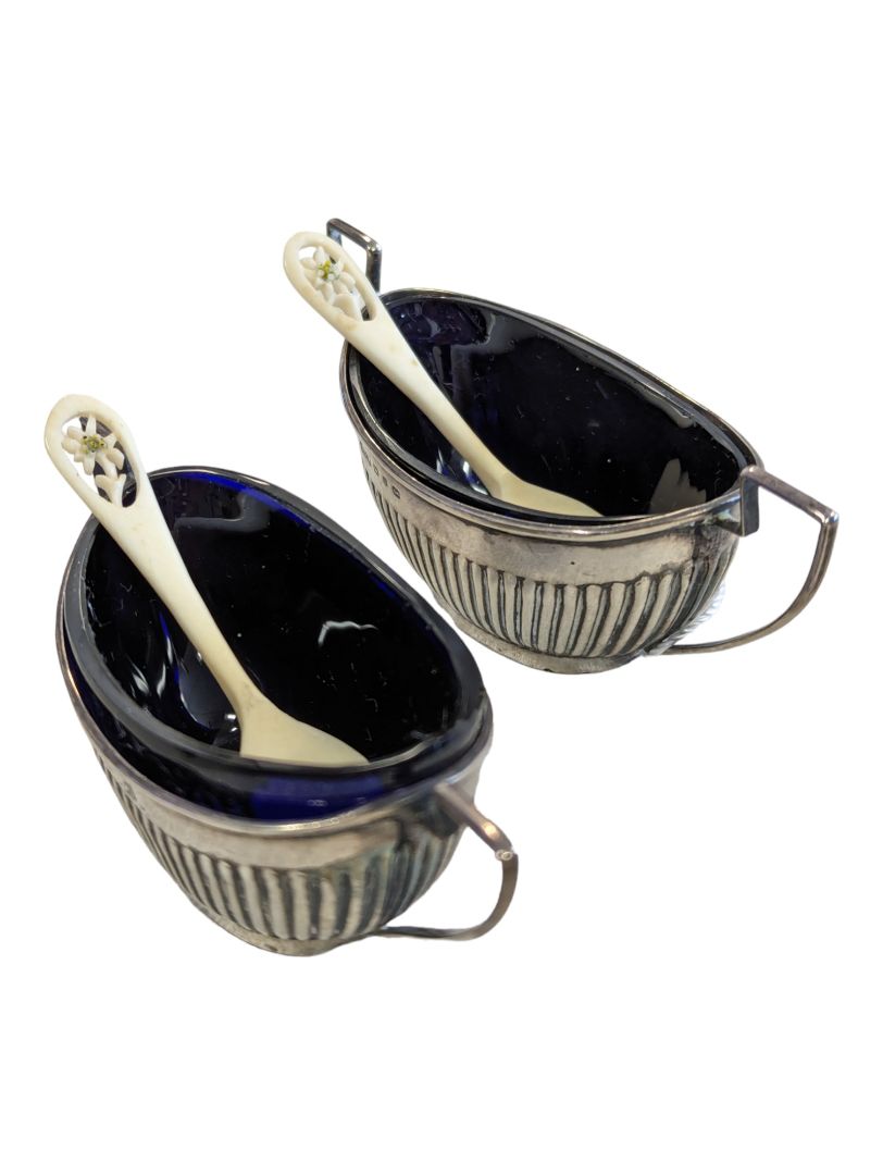 Victorian Salt Bowls - in Sterling Silver