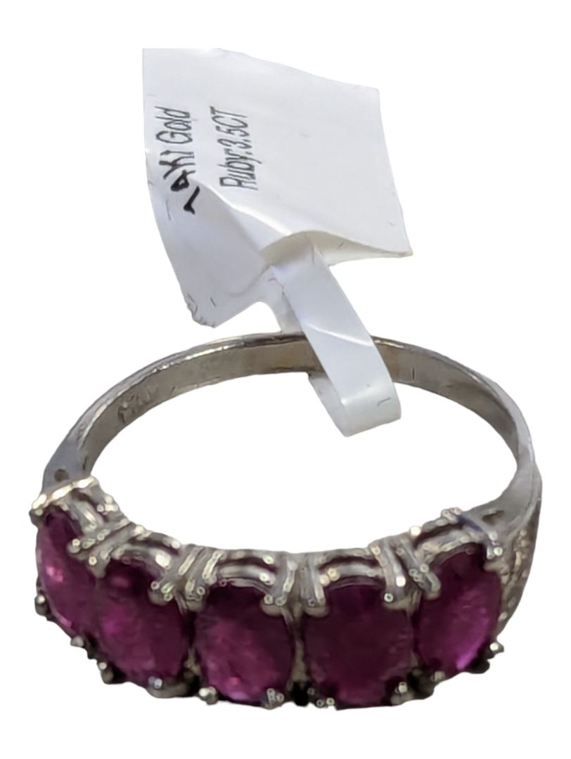 14K Natural Ruby (3.5ct) Ring
