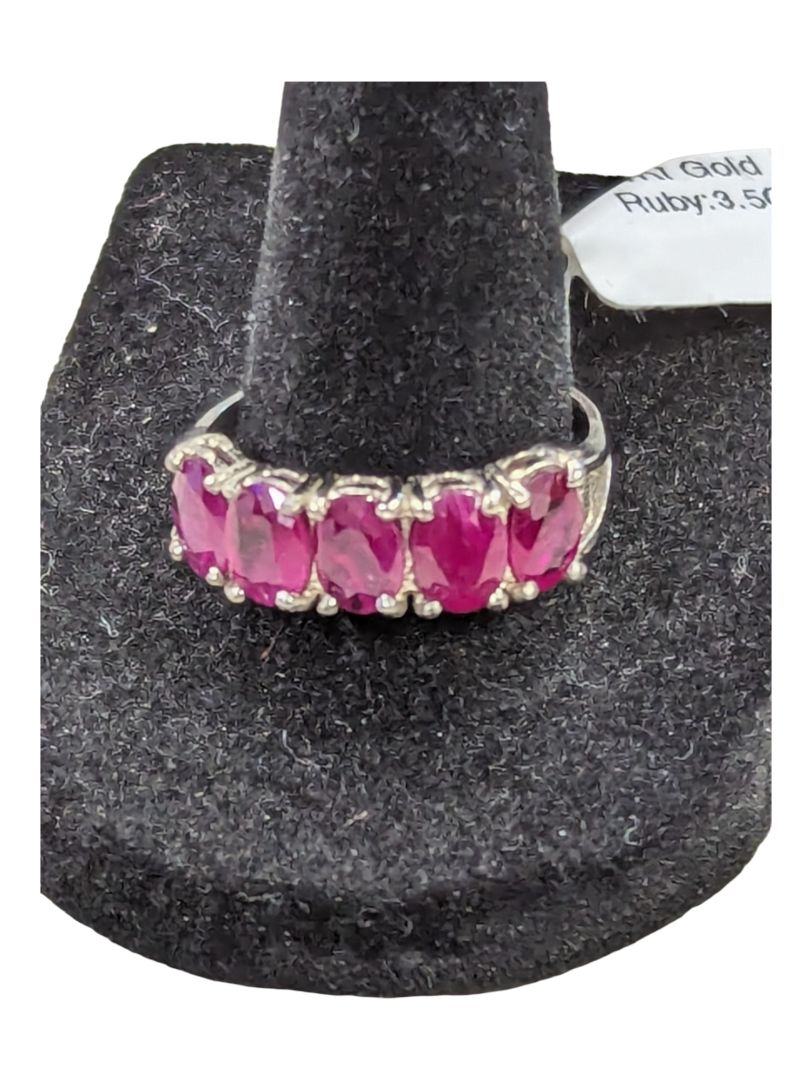 14K Natural Ruby (3.5ct) Ring
