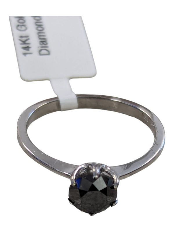 14K Black Diamond (1ct) Ring
