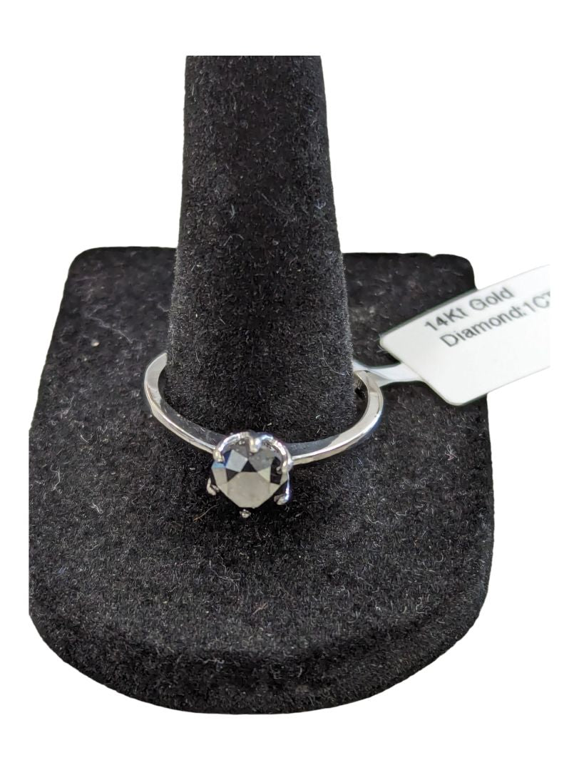 14K Black Diamond (1ct) Ring