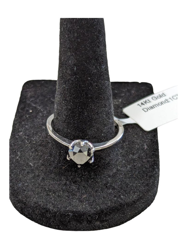 14K Black Diamond (1ct) Ring