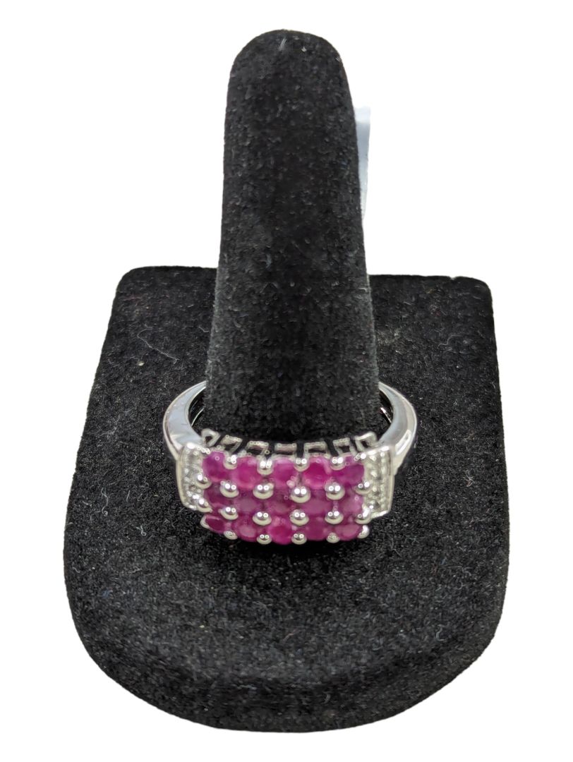 Silver Ruby (2.5ct) Ring