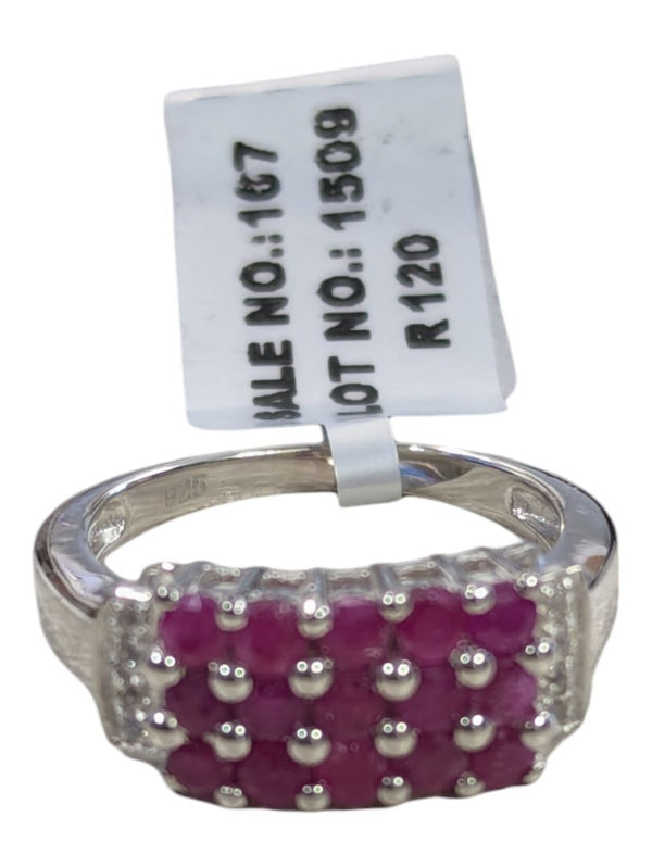 Silver Ruby (2.5ct) Ring