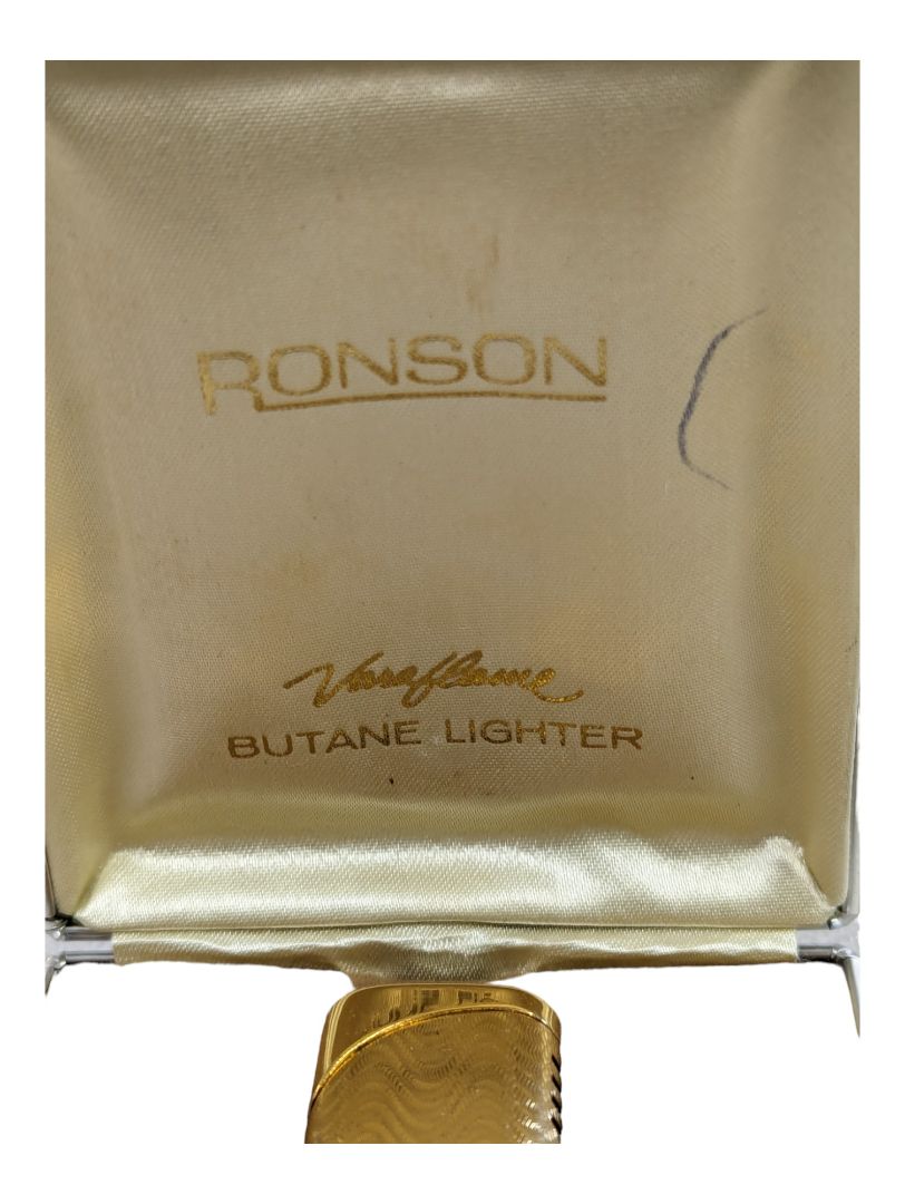 Vintage Ronson 18k Heavy Gold Lighter