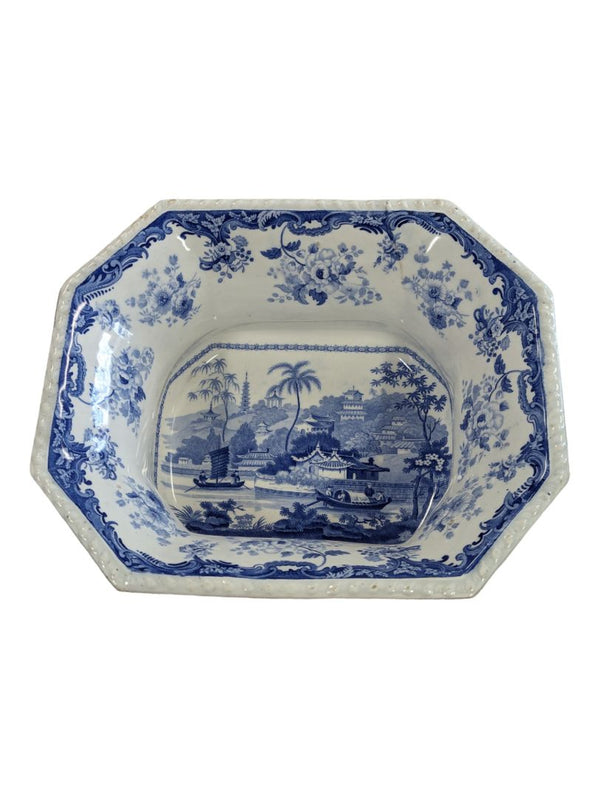 Chinese Marine footed Bowl by Minton