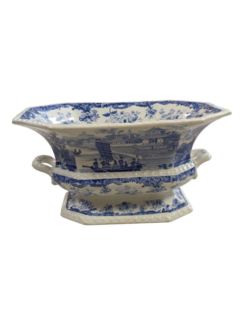Chinese Marine footed Bowl by Minton