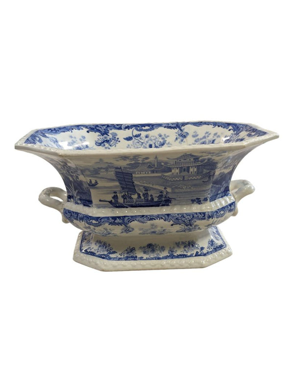 Chinese Marine footed Bowl by Minton