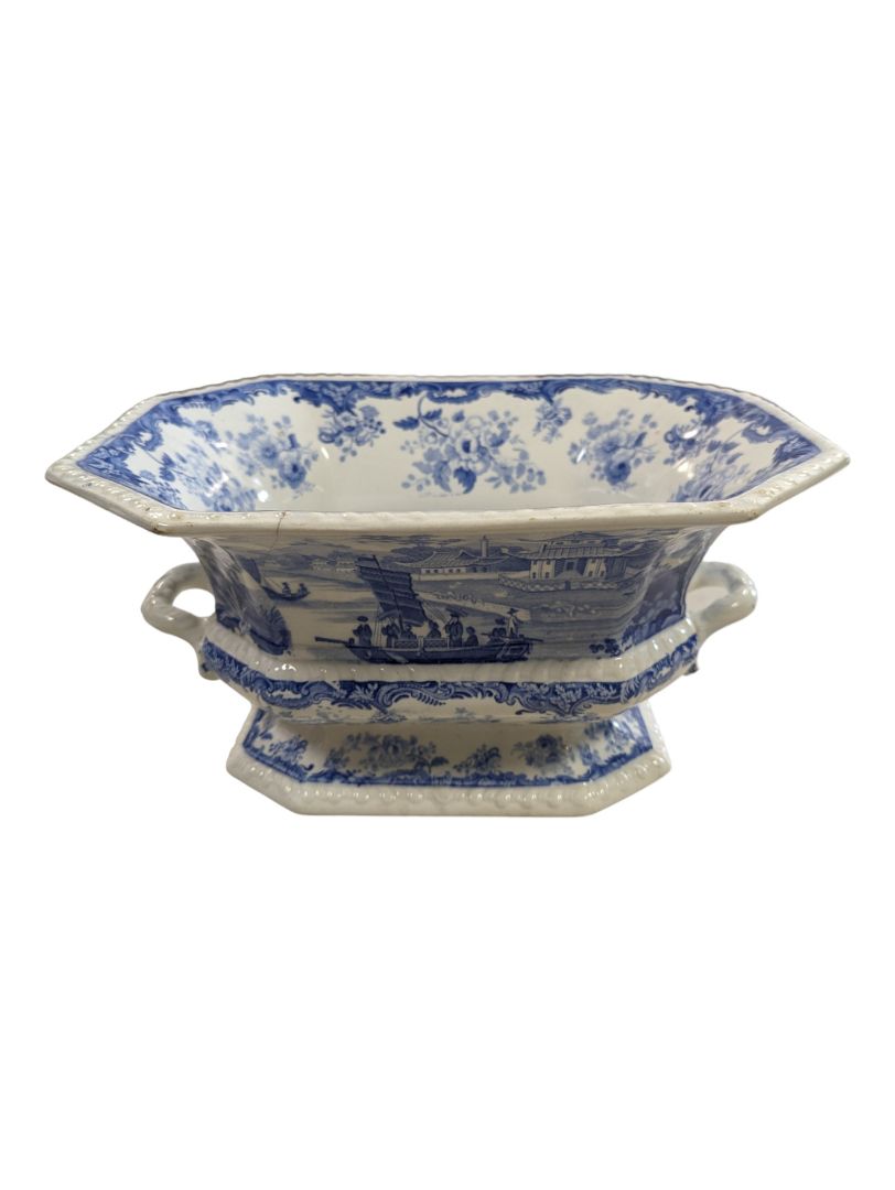 Chinese Marine footed Bowl by Minton