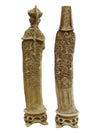 Vintage Pair of Chinese Resin Carvings