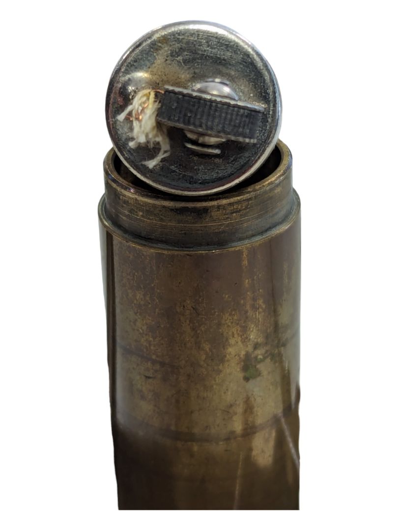 Antique WWII Trench Art Ashtray & Lighter 1945