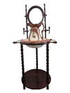 Antique VICTORIAN Mahogany English Wash Stand