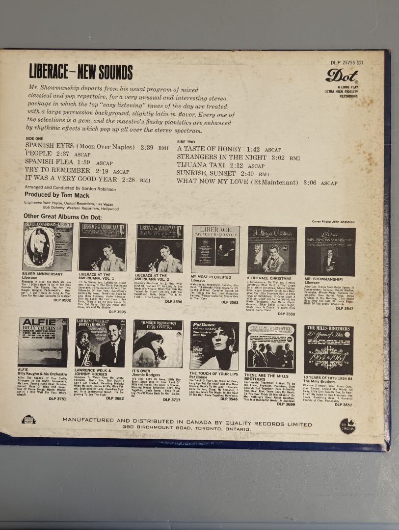 Liberace New Sounds