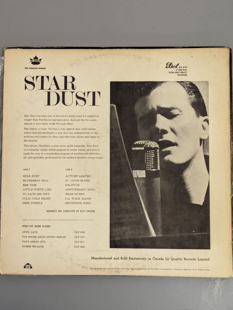 Pat Boone - Star Dust