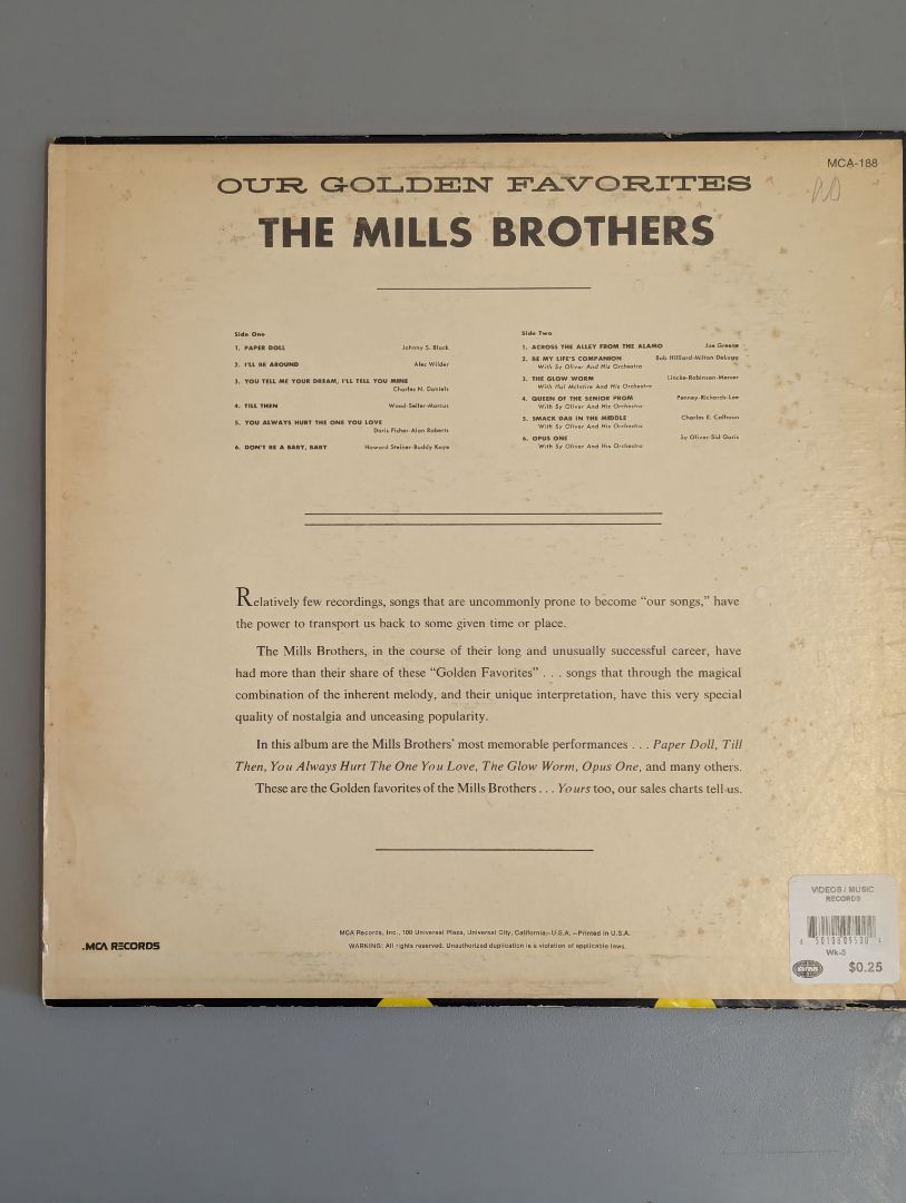 Our Golden Favorites - The Mills Brothers
