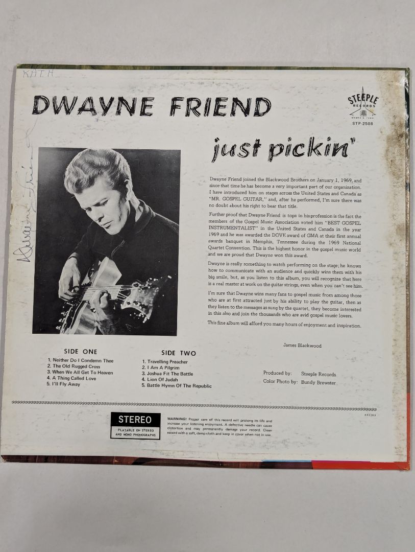 Dwayne Friend Dwayne Friend - Just Pickin'
