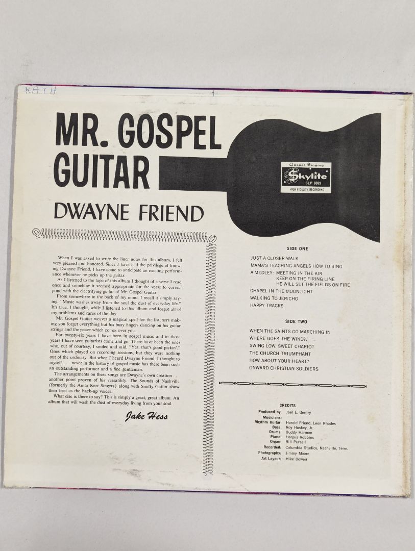 Dwayne Friend - Mr. Gospel Guitar