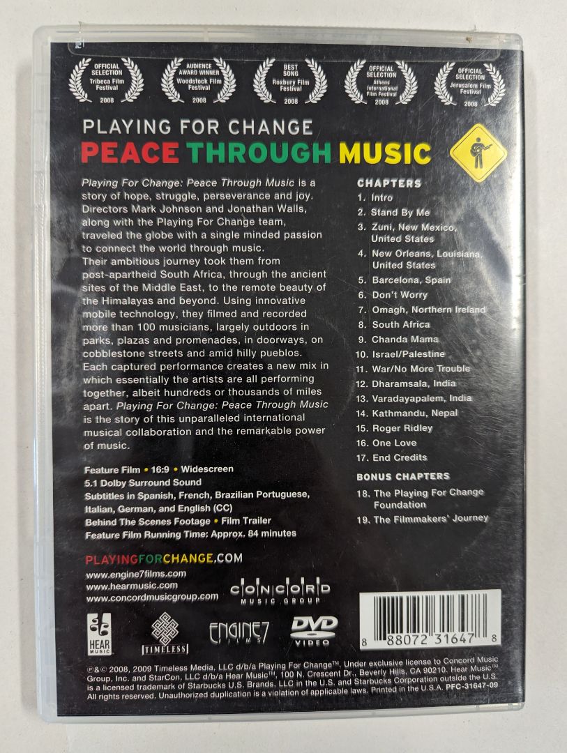 Peace through Music DVD