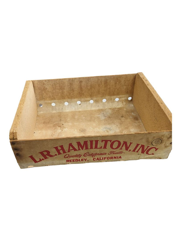 Vintage L.R Hamilton Inc. Crate