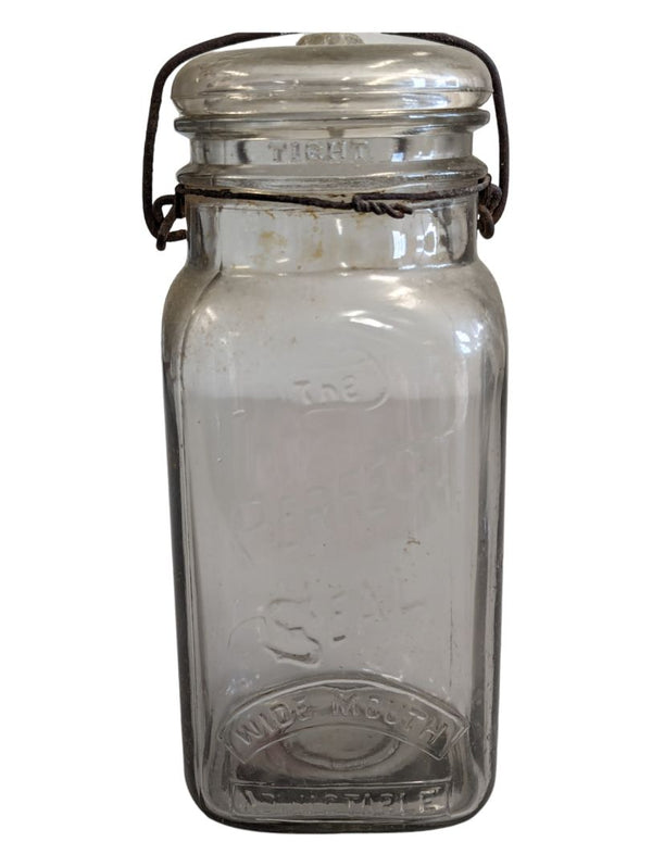 Antique PERFECT SEAL Canning Jar
