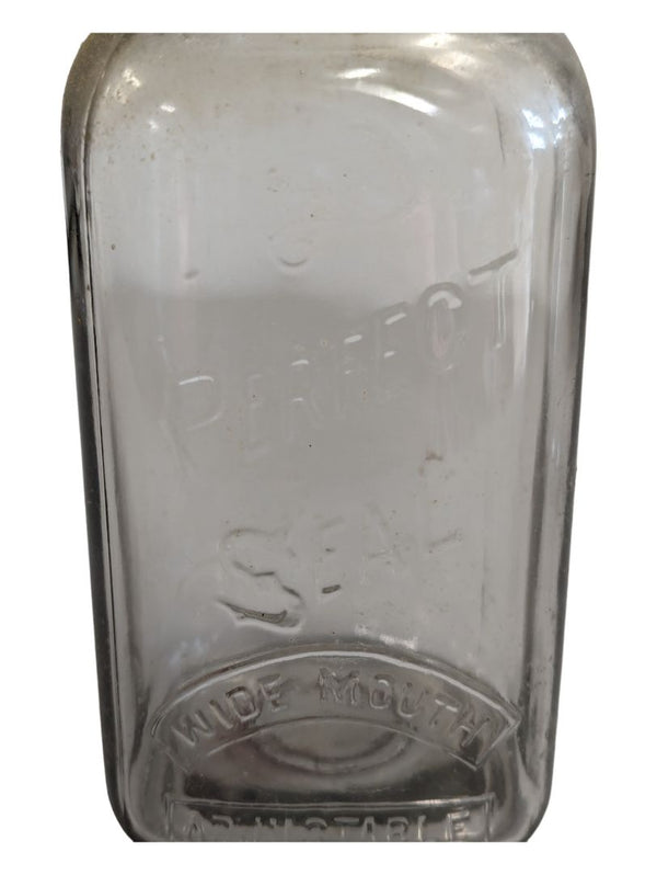 Antique PERFECT SEAL Canning Jar