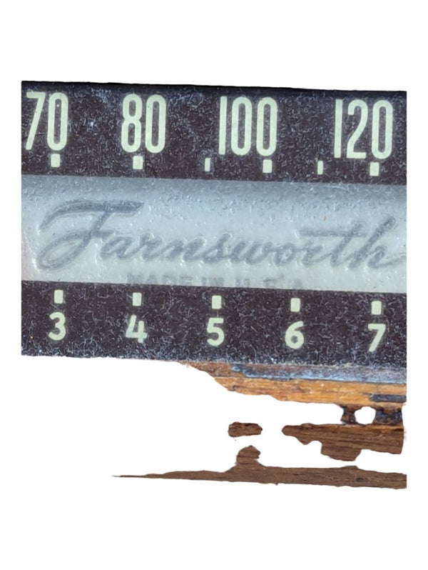 1946 Farnsworth Radio Vintage Mid-Century