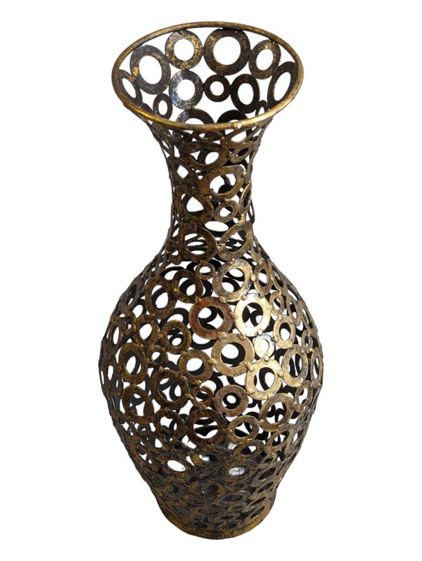 Antique Large Metal Vase