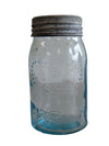 Vintage Rare Crown Jar Blue