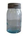 Vintage Rare Crown Jar Blue