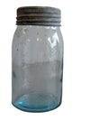 Vintage Rare Crown Jar Blue