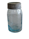 Vintage Rare Crown Jar Blue