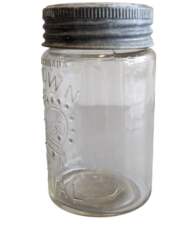 Small Crown Jar w Lid