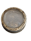 Clear Sm Crown Jar w Lid