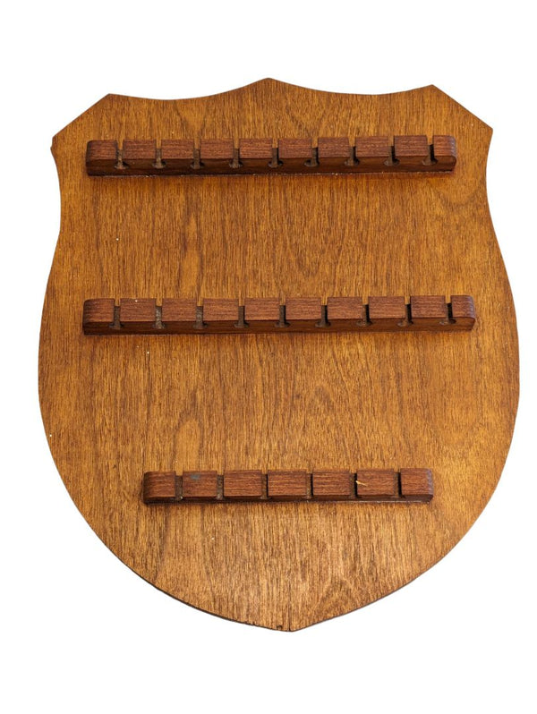 Solid Wood Collector Spoon Holder Vintage