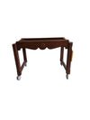 Wooden Butler Cart/Tray on Wheels