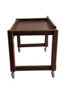 Wooden Butler Cart/Tray on Wheels