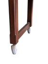 Wooden Butler Cart/Tray on Wheels