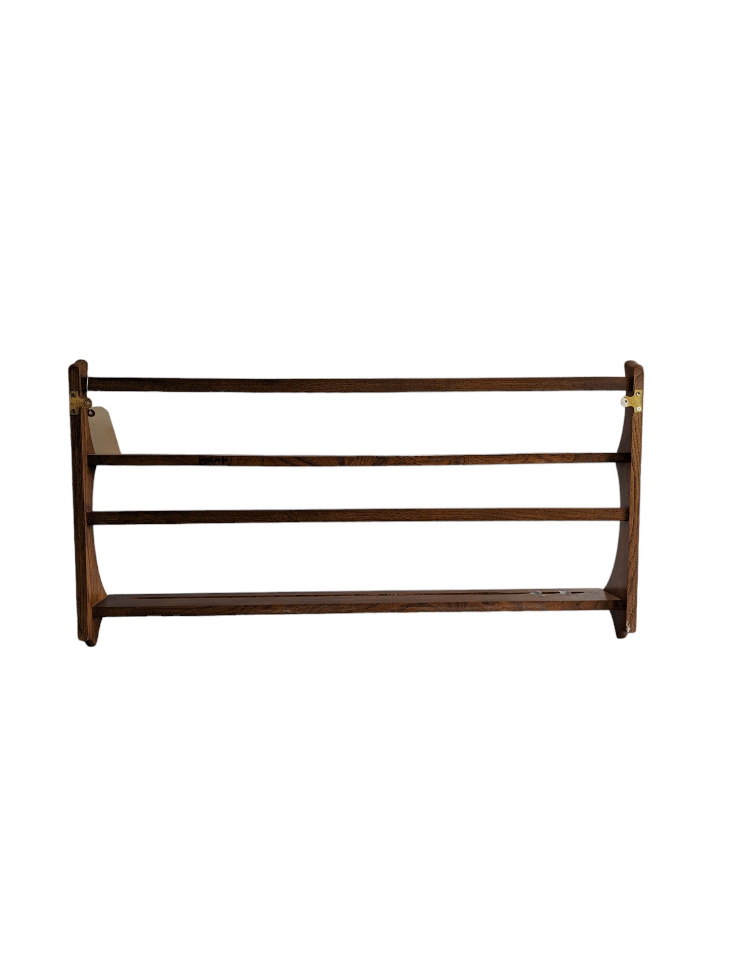 Vintage Mid Century Ercol Light Finish Wooden Plate Rack