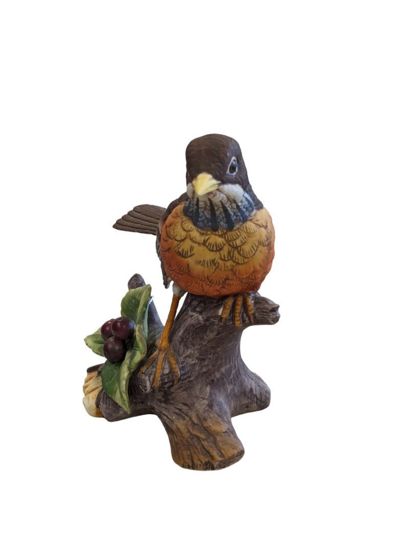 Vintage Royal Crown Robin Figure Signed