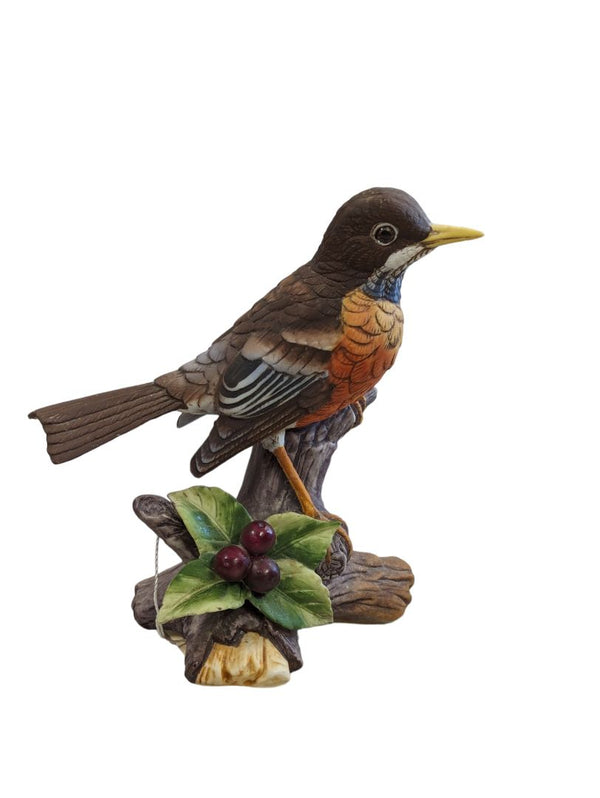 Vintage Royal Crown Robin Figure Signed