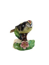 Vintage hand painted porcelain Kinglet Bird