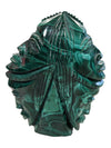 Vintage Heavy 4-faces made from a single piece of malachite